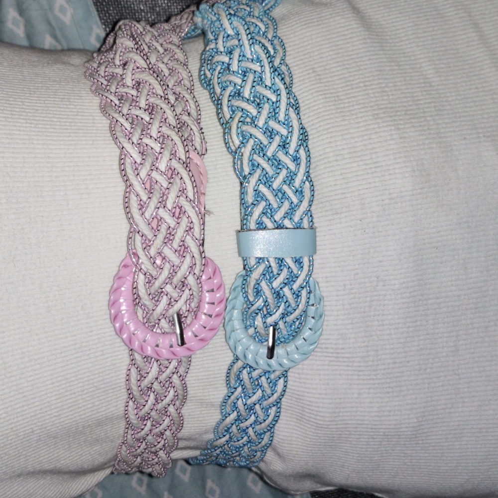 2 Pastel Girls Belts